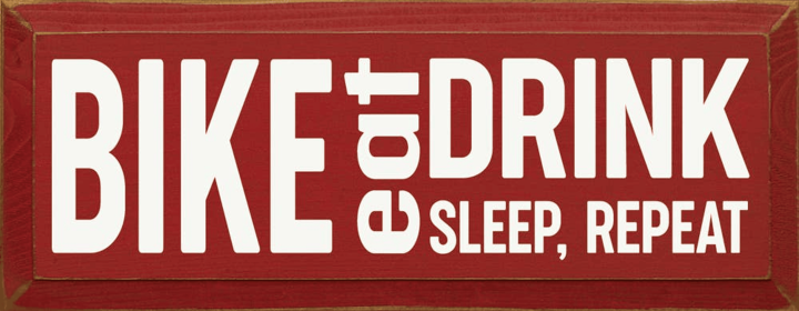 Bike-Eat-Sleep-Repeat (Color: Red)