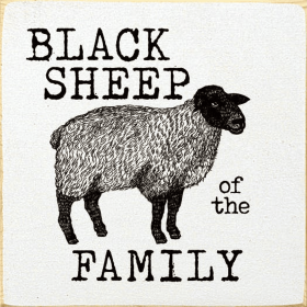 Black Sheep of the Family (Color: Old Cottage White)