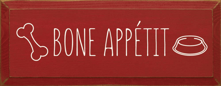 Bone Appetit (Color: Red)