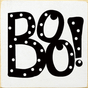 BOO! (Color: Old Cottage White)