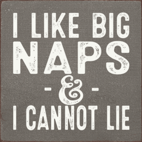 I like big naps & I cannot lie (Color: Old Anchor Gray)
