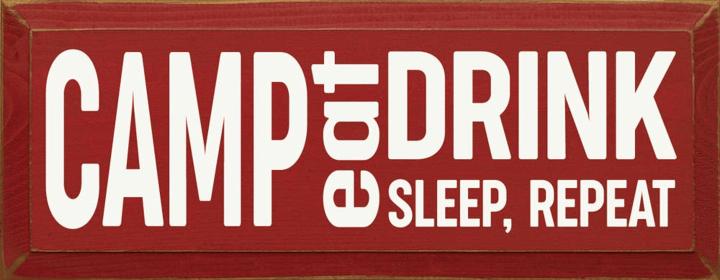 Camp-Eat-Sleep-Repeat (Color: Red)