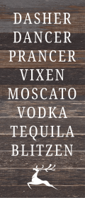 Dasher, Dancer, Prancer, Vixen, Moscato (Color: ES - Espresso Brown with Cream Print, size: 6x14)