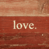 love... Wall Sign
