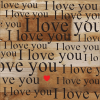 I love you Wall Sign