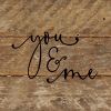 You & me... Wall Sign