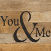 You & me... Wall Sign