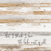 But as for me, I will always have h... Wall Sign