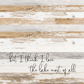 But as for me, I will always have h... Wall Sign (Color: WR - White Reclaimed with Black Print, size: 10x10)