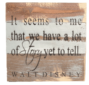 It seems to me that we have a lot of...  Wall Sign (Color: Silvered White, size: 8x8)