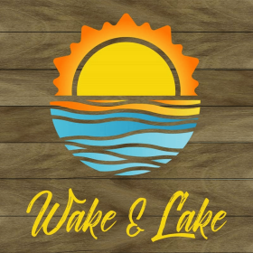 Wake & Lake... Wall Sign (size: 12x12)