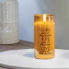 Led Candle Faith Makes All Things