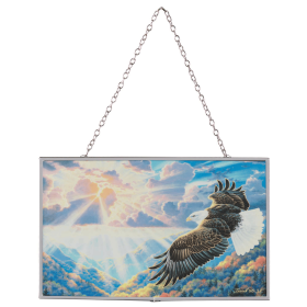 Suncatcher Eagle Isaiah 40:31 (size: 8x5)