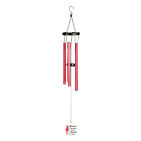 Windchime Cardinals Appear (size: 35")