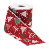 Wired Cotton Ribbon 4" x 10