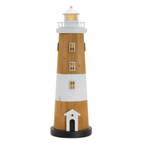 Lighted Lighthouse Decor (size: 18.5"H)
