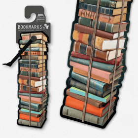 Academia Bookmarks (Color: Pile Of Books)