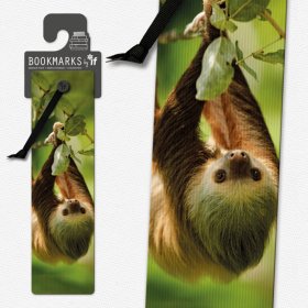3D Bookmarks (Color: Two-Toed Sloth)