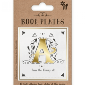 Letter Book Plates Letter (Color: A)