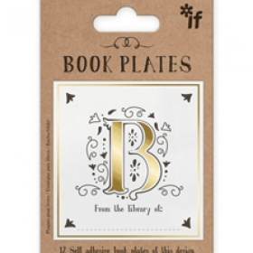 Letter Book Plates Letter (Color: B)