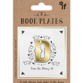 Letter Book Plates Letter (Color: D)