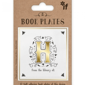 Letter Book Plates Letter (Color: H)