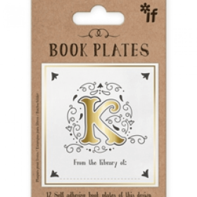 Letter Book Plates Letter (Color: K)