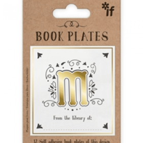 Letter Book Plates Letter (Color: M)
