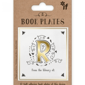 Letter Book Plates Letter (Color: R)