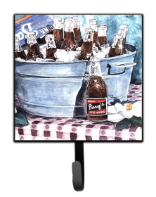 Food/Drink Design Leash or Key Holder (Color: Barq's and old washtub, size: 4.25 x 7)