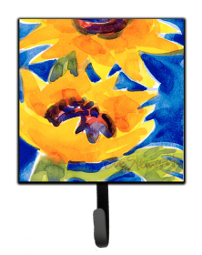 Multi Themed Flower Themed Leash or Key Holder (Color: Flower - Sunflower, size: 4.25 x 7)