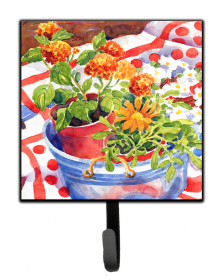 Multi Themed Flower Themed Leash or Key Holder (Color: Flowers with a side of lemons, size: 4.25 x 7)