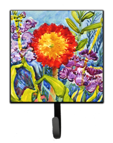 Multi Themed Flower Themed Leash or Key Holder (Color: Flower - Sunflower #3, size: 4.25 x 7)