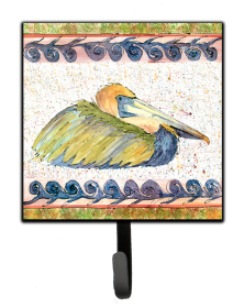 Bird Art Design Leash or Key Holder (Color: Birds/Bird - Pelican #1, size: 4.25 x 7)