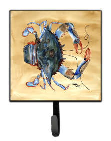 Crab Design Leash or Key Holder (Color: Female Blue Crab Sandy B, size: 4.25 x 7)