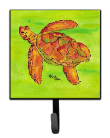 Multi Themed Sealife Design Leash or Key Holder (Color: Turtle, size: 4.25 x 7)