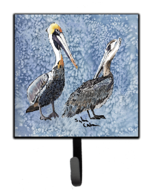 Bird Art Design Leash or Key Holder (Color: Birds/Bird - Pelican #7, size: 4.25 x 7)