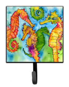 Multi Themed Seahorse Leash or Key Holder (Color: Seahorse, size: 4.25 x 7)