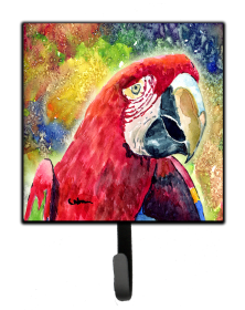 Bird Art Design Leash or Key Holder (Color: Bird - Parrot, size: 4.25 x 7)