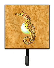 Multi Themed Seahorse Leash or Key Holder (Color: Male Seahorse, size: 4.25 x 7)