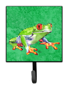 Animal Design Leash or Key Holder (Color: Green Tree Frog, size: 4.25 x 7)