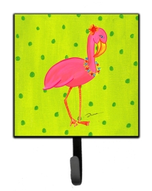 Bird Leash or Key Holder (Color: Flamingo1, size: 4.25 x 7)
