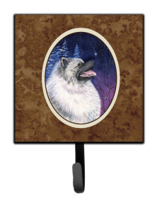 Starry Night Dog Leash or Key Holder (Color: Keeshond, size: 4.25 x 7)