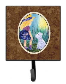 Multi Themed Dog Breed Leash or Key Holder (size: 4.25 x 7)