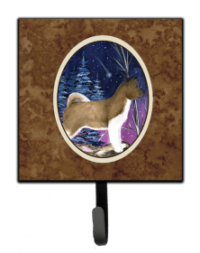 Starry Night Dog Leash or Key Holder (Color: Akita, size: 4.25 x 7)