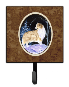 Starry Night Dog Leash or Key Holder (Color: Australian Shepherd, size: 4.25 x 7)