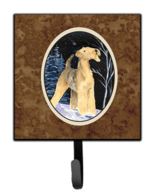 Starry Night Dog Leash or Key Holder (Color: Airedale Terrier, size: 4.25 x 7)
