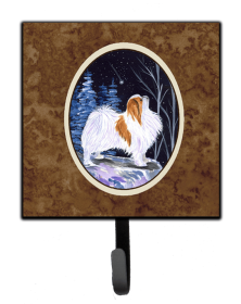 Starry Night Dog Leash or Key Holder (Color: Japanese Chin, size: 4.25 x 7)