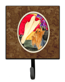 Lady with her Dog Leash or Key Holder (Color: Yorkshire Terrier, size: 4.25 x 7)