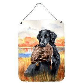 Flat Coated Retriever Wall or Door Hanging Prints (Color: 7032DS1216, size: 12 x 16)